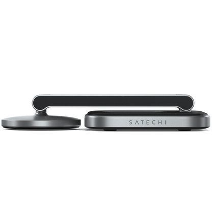 Беспроводное зарядное устройство Satechi 2-in-1 Foldable Qi2 Wireless Charging Stand (ST-Q21FM) 20249 фото