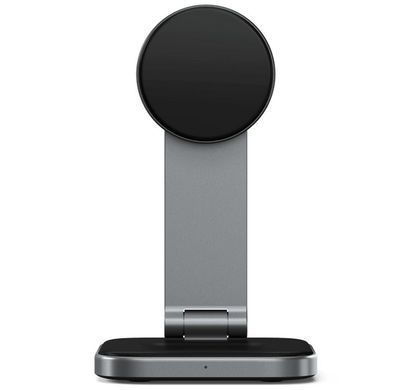 Беспроводное зарядное устройство Satechi 2-in-1 Foldable Qi2 Wireless Charging Stand (ST-Q21FM) 20249 фото