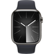 Apple Watch Series 9 GPS + Cellular 45mm Graphite Stainless Steel Case with Midnight Sport Band - M/L (MRMW3) 4480 фото 2