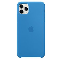 Чехол Apple Silicone Case для iPhone 11 Pro Max Surf Blue (MY1J2)