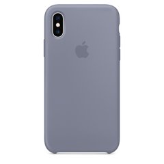 Чехол силиконовый Apple iPhone XS Silicone Case (MTFC2) Lavender Gray