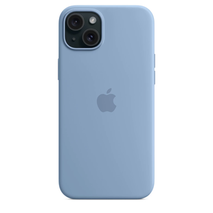 Чохол Apple iPhone 15 Plus Silicone Case with MagSafe - Winter Blue (MT193) 7824 фото