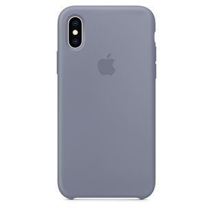 Чохол силіконовий Apple iPhone XS Silicone Case (MTFC2) Lavender Gray 4107 фото