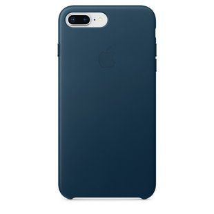 Чохол Apple Leather Case Cosmos Blue (MQHR2) для iPhone 8 Plus / 7 Plus 972 фото