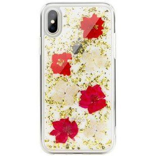 Чохол-накладка SwitchEasy Flash золоті пелюстки для iPhone X 2007 фото