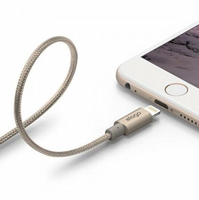 USB Кабель Elago Aluminum для iPhone, iPad (Gold) 1546 фото
