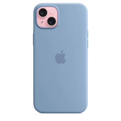 Чохол Apple iPhone 15 Plus Silicone Case with MagSafe - Winter Blue (MT193) 7824 фото