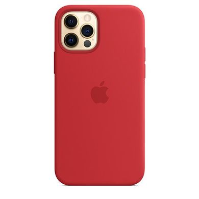 Чехол Apple Silicone Case для iPhone 12 | 12 Pro PRODUCT(RED) (MHL63) 3834 фото