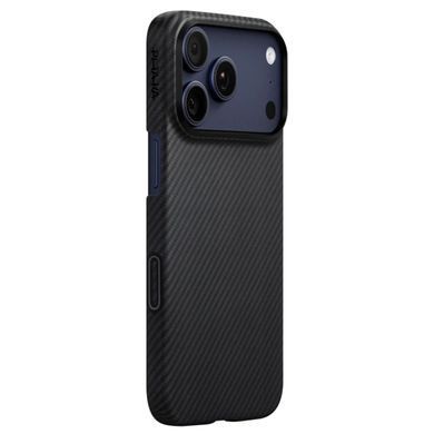 Чохол Pitaka Ultra-Slim Case with PitaTap for iPhone 17 Pro Max - 600D Black/Grey [Twill] (KI1701BPM)