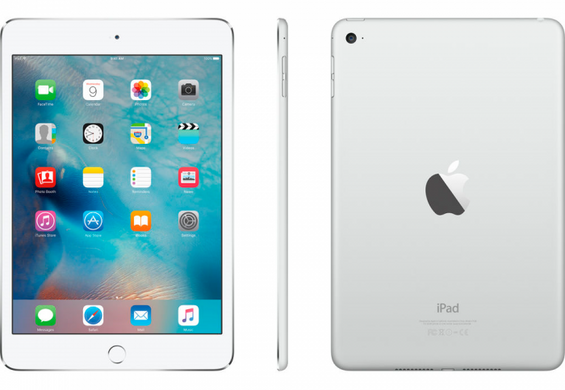 Планшет Apple iPad mini 4 Wi-Fi 128GB Silver (MK9P2) 158 фото