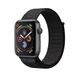 Apple Watch Series 4 (GPS) 44mm Space Gray Aluminum Case with Black Sport Loop (MU6E2) 2057 фото 1