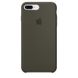 Чехол Apple Silicone Case Dark Olive (MR3Q2) для iPhone 8 Plus / 7 Plus 738 фото 1