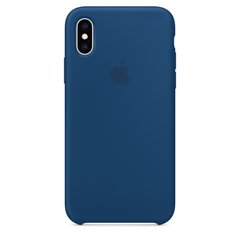 Чехол-накладка Apple синий для iPhone XS (MTF92)