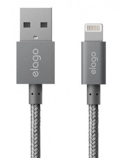 USB Кабель Elago Aluminum для iPhone, iPad (Grey) 1547 фото