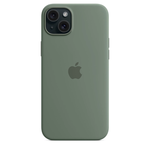 Чохол Apple iPhone 15 Plus Silicone Case with MagSafe - Cypress (MT183) 7825 фото