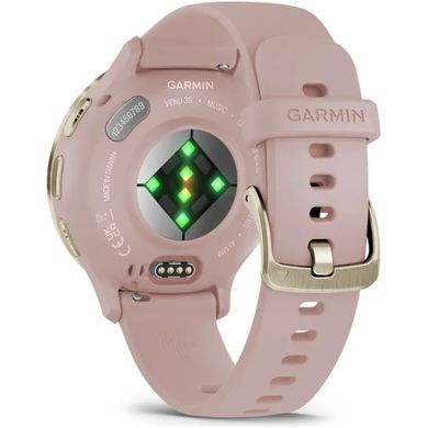 Смарт-часы Garmin Venu 3S Soft Gold S. Steel Bezel w. Dust Rose Case and S. Band (010-02785-03)