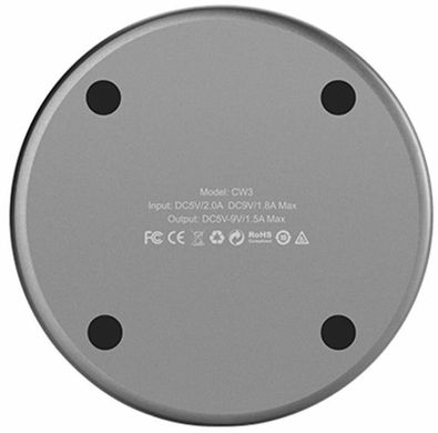 Беспроводное зарядное устройство HOCO CW3A Quick Wireless Charger (Black) 1240 фото