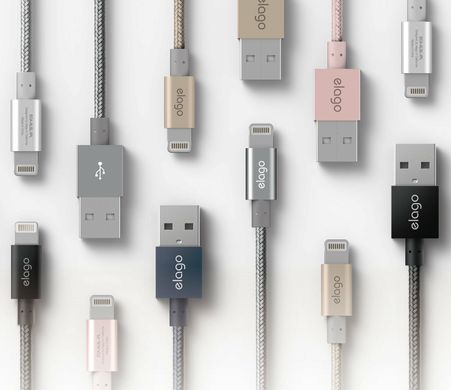 USB Кабель Elago Aluminum для iPhone, iPad (Grey) 1547 фото