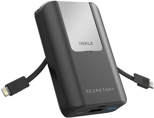 Внешний аккумулятор iWALK Secretary Universal Backup Battery 10000 mah Black (SBS100B) 1653 фото