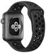 Ремінець Nike+ Apple Watch 38/40 mm Anthracite/Black Nike Sport Band (High Copy) 2305 фото 2