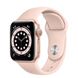 Apple Watch Series 6 44mm Gold Aluminum Case with Pink Sand Sport Band (M00E3) 3747 фото