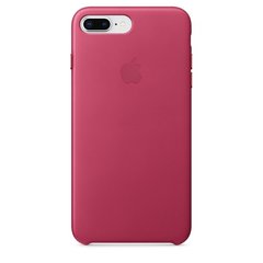 Чохол Apple Leather Case Pink Fuchsia (MQHT2) для iPhone 8 Plus / 7 Plus 974 фото