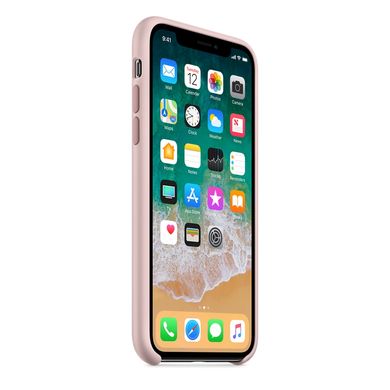 Силиконовый чехол Apple светло-розовый (MQT62) для iPhone X 1284 фото