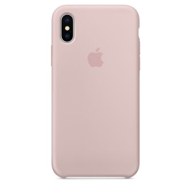 Силиконовый чехол Apple светло-розовый (MQT62) для iPhone X 1284 фото
