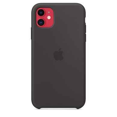 Чехол Apple Silicone Case для iPhone 11 Black (MWVU2)