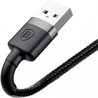 Кабель Lightning Baseus Kevlar Lightning Cable 2m Black (CALKLF-CG1) 20030 фото