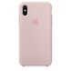 Силіконовий чохол Apple світло-рожевий (MQT62) для iPhone X 1284 фото 1