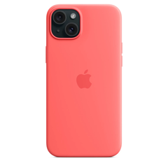 Чохол Apple iPhone 15 Plus Silicone Case with MagSafe - Guava (MT163) 7827 фото