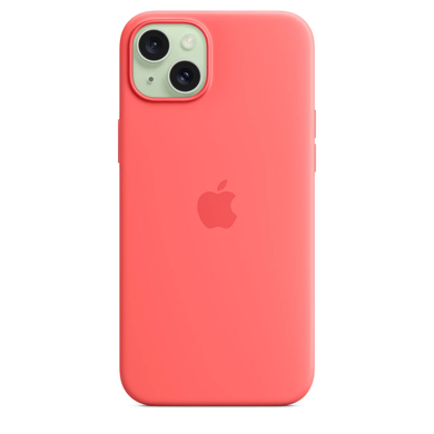 Чехол Apple iPhone 15 Plus Silicone Case with MagSafe - Guava (MT163) 7827 фото