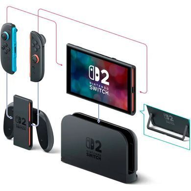 Портативна ігрова приставка Nintendo Switch 2 + Mario Kart World Bundle (0045496321529) 111159 фото