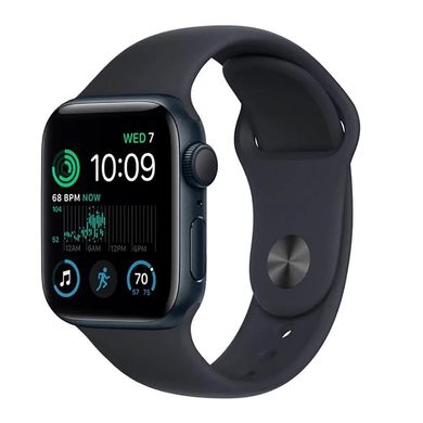 Смарт-годинник Apple Watch SE 2 GPS 40mm Midnight Aluminum Case with Midnight Sport Band (MNJT3) 7700 фото