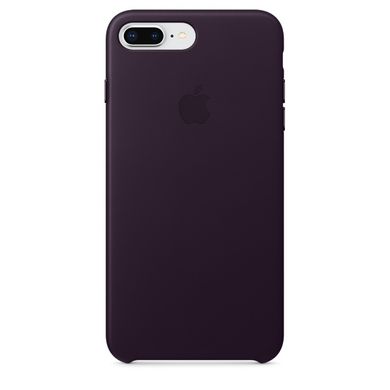 Чохол Apple Leather Case Dark Aubergine (MQHQ2) для iPhone 8 Plus / 7 Plus 975 фото