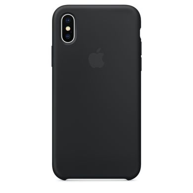 Чорний силіконовий чохол Apple для iPhone X (MQT12) 1285 фото