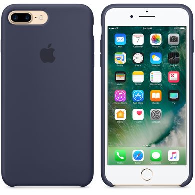 Чехол Apple Silicone Case Midnight Blue (MQGY2) для iPhone 8 Plus / 7 Plus 741 фото