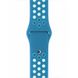 Ремешок Nike+ Apple Watch 38/40 mm Blue Nike Sport Band (High Copy) 2307 фото 2