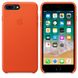 Кожаный чехол Apple Leather Case Bright Orange (MRGD2) для iPhone 8 Plus / 7 Plus 1858 фото 4