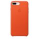 Кожаный чехол Apple Leather Case Bright Orange (MRGD2) для iPhone 8 Plus / 7 Plus 1858 фото 1