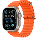 Apple Watch Ultra 2 GPS + Cellular 49mm Titanium Case with Orange Ocean Band (MREH3) 4451 фото 1