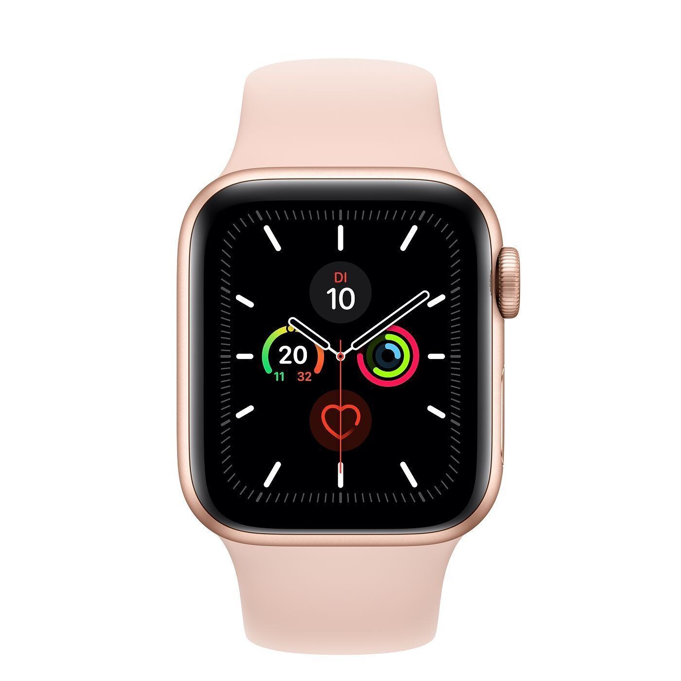 Apple Watch Series 5 (GPS) 40mm Gold Aluminum Case with Pink Sand
