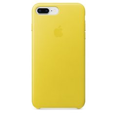 Оригинальный чехол Apple Leather Case Spring Yellow (MRGC2) для iPhone 8 Plus / 7 Plus 1859 фото