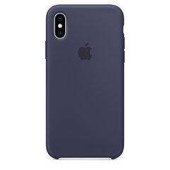 Чехол силиконовый Apple iPhone XS Silicone Case (MRW92) Midnight Blue