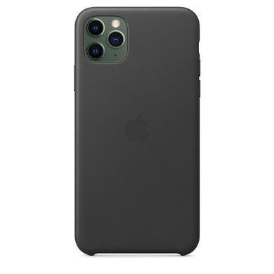 Чохол шкіряний Apple iPhone 11Pro Max Leather Case Black (MX0E2)