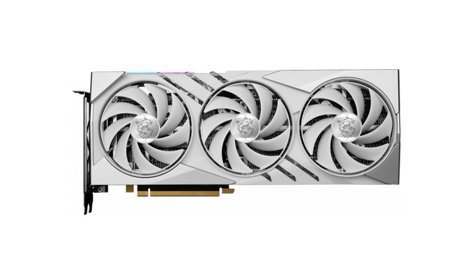 Видеокарта MSI GeForce RTX 4060 Ti GAMING X SLIM WHITE 16G (912-V517-012)