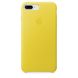 Оригинальный чехол Apple Leather Case Spring Yellow (MRGC2) для iPhone 8 Plus / 7 Plus 1859 фото 1