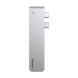 Перехідник Baseus Thunderbolt c + dual Type-c to USB3.0 / HDMI (CAHUB-B0G) Space grey 2700 фото 1