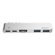 Перехідник Baseus Thunderbolt c + dual Type-c to USB3.0 / HDMI (CAHUB-B0G) Space grey 2700 фото 4